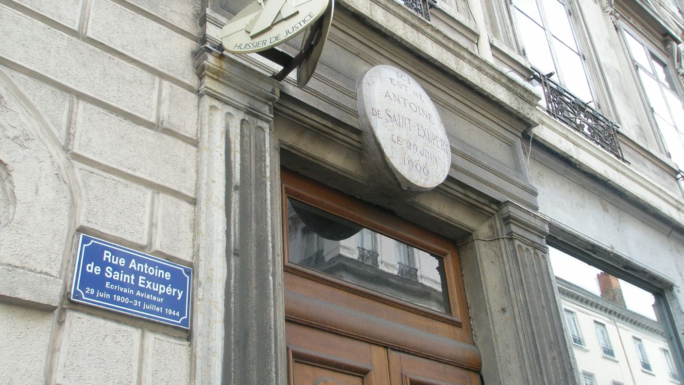 フランス、リヨンのサン＝テグジュペリの生まれた家