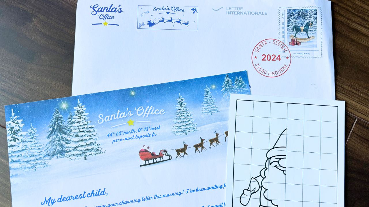 2024年に届いたサンタからの手紙